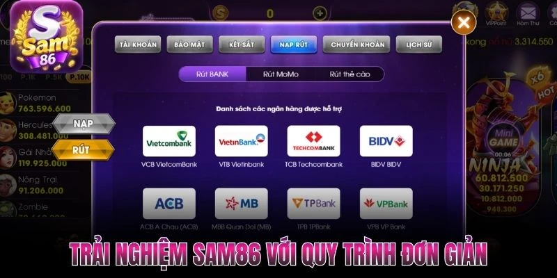 Trải nghiệm SAM86 với quy trình đơn giản